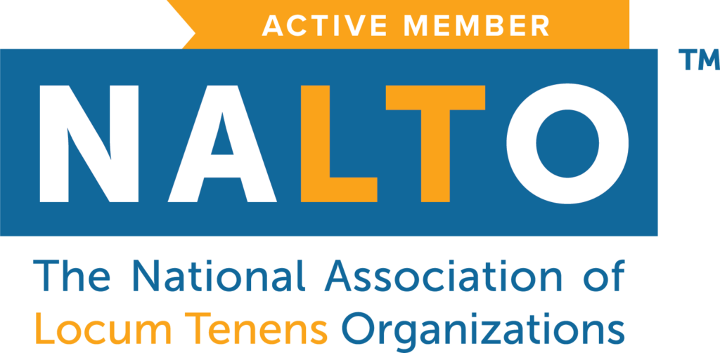 NALTO Active Member Logo - xLocums NALTO Active Member Logo - National Association of Locum Tenens Organizations